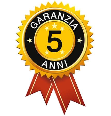 Bollino Garanzia 5 Anni policarbonato 4mm
